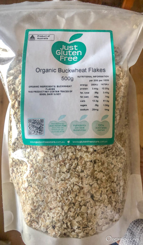 Just Gluten Free Organic Buckwheat Flakes